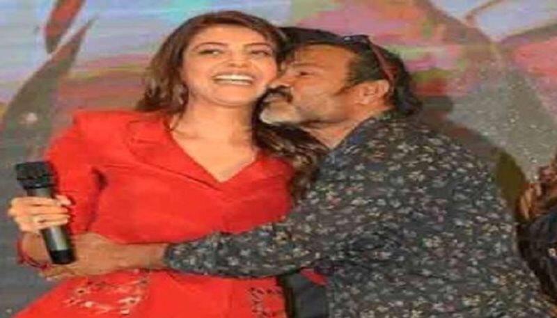 Kajal Agarwal Grabbed and Kissed During Teaser Release Event