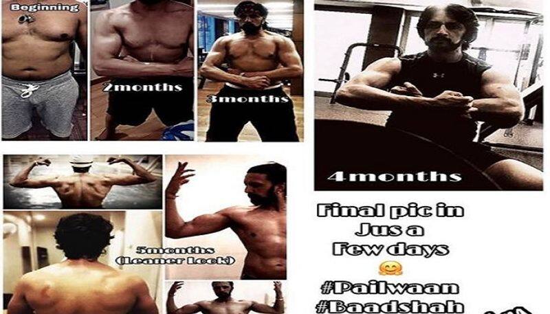 Sandalwood Kichha Sudeep Pailwan behind the secret of bodybuilding