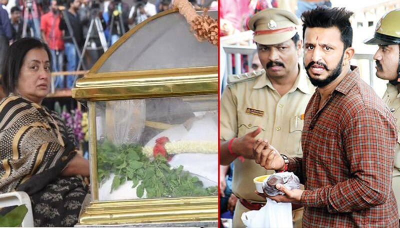 Fan brought ragi mudde chicken curry for Ambareesh