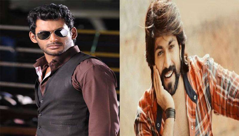 Tamil Star Vishal supports to Yash KGF cinema