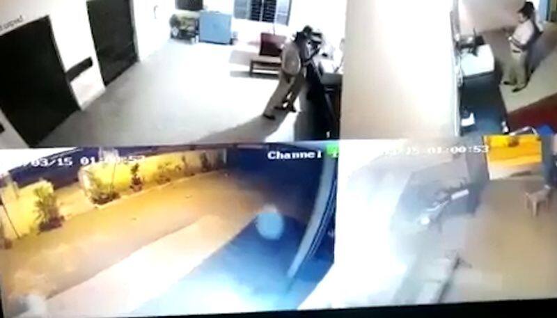 Police station near Bengaluru haunted, CCTV footage shows ghosts Tumakuru VIDEO