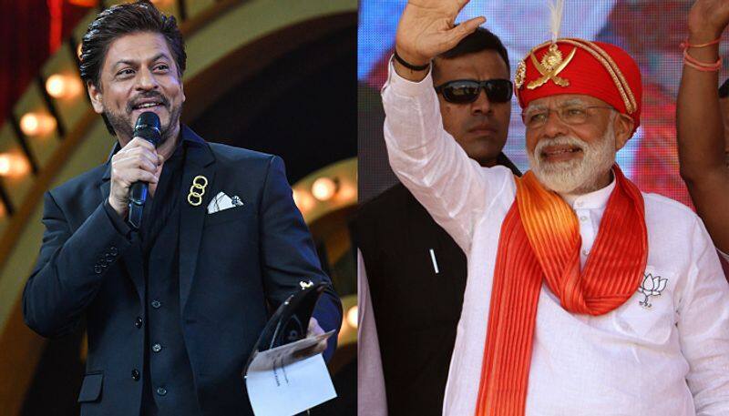 PM Modi Praises Actor Shah Rukh Khan Vote Video