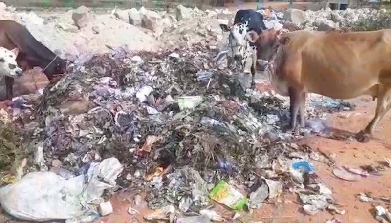 No Clean in Gadag's Government School Ground