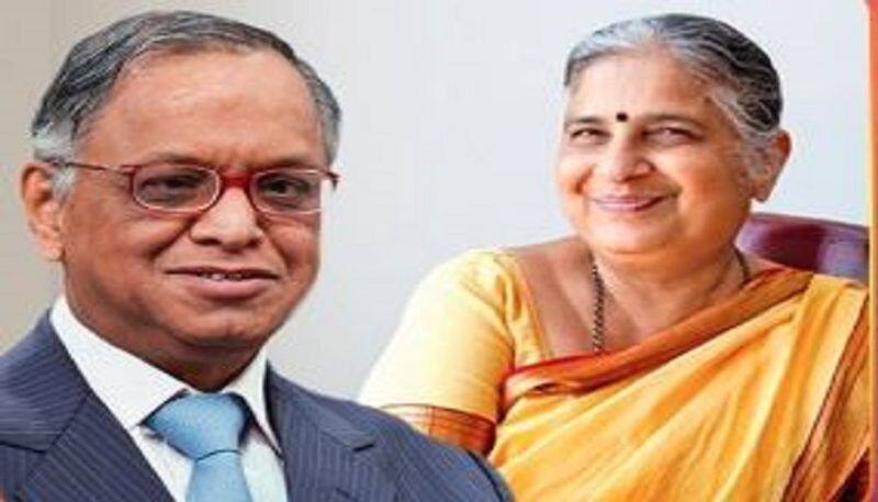 Infosys Narayana Murthy and Sudha Murthy in weekend with ramesh