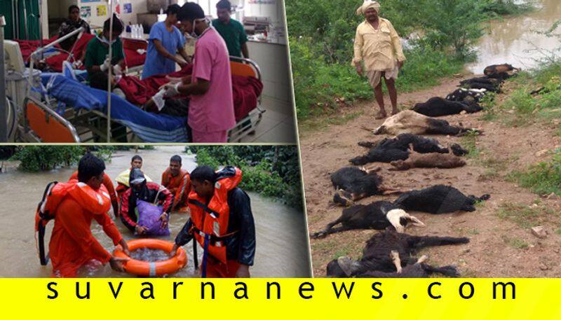 Monsoon 2019 flood hit karnataka photo room