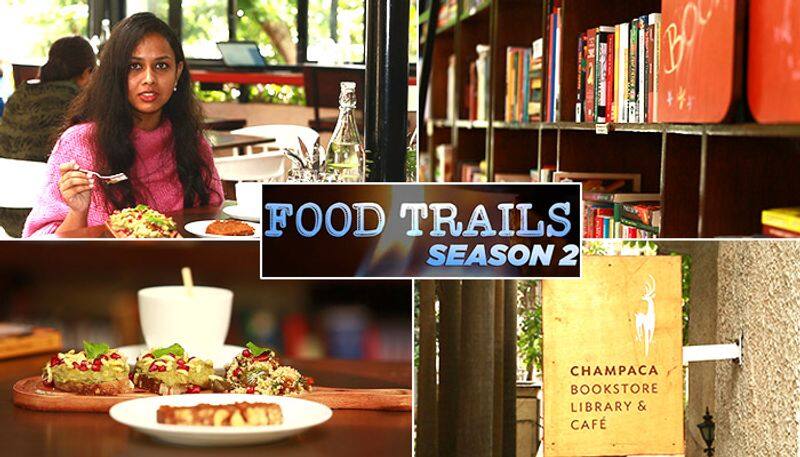 Food Trails Bites with books slurps of serenity surround Champaca- Bengaluru readers paradise