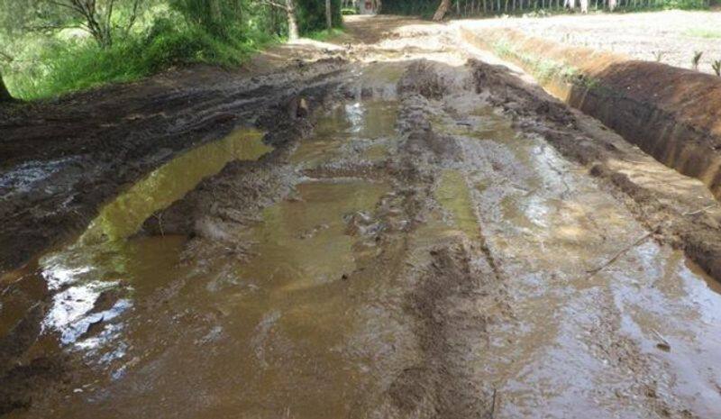 Naragund-Gadag Worst Road Condition