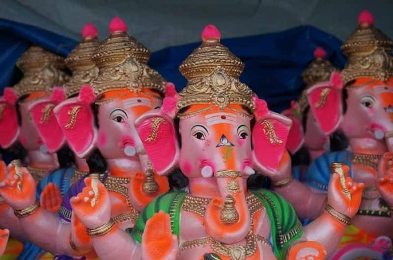 celebrities request to use  Eco-friendly ganesha opposes Plaster of Paris Idol