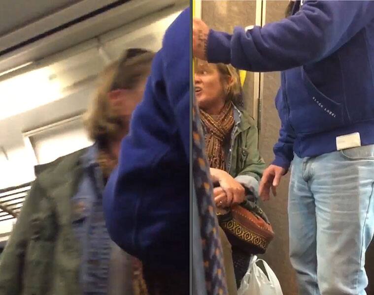 Irish woman caught on cam shouting "F**k off back to India"