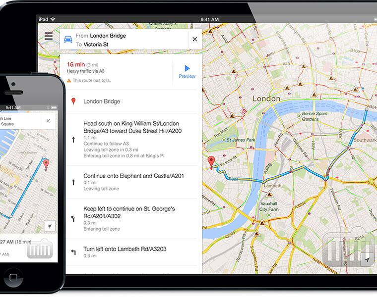 Google Maps for iOS gets Travel Times widget, Night mode and more