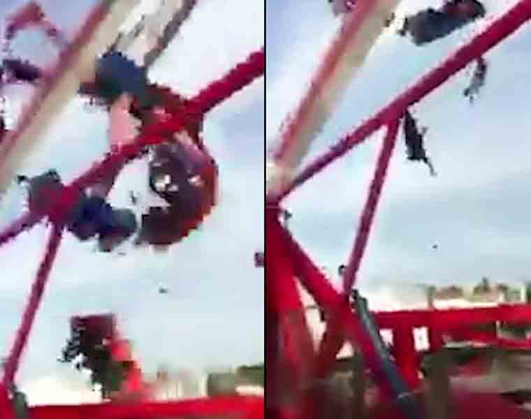 Fun amusement park ride turns into horror film