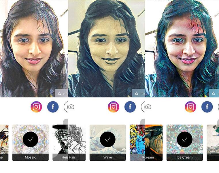 Here is what the new Prisma App has for you!