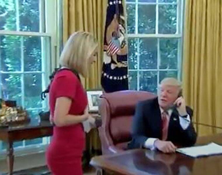 donald trump irish prime minister female journalist white house