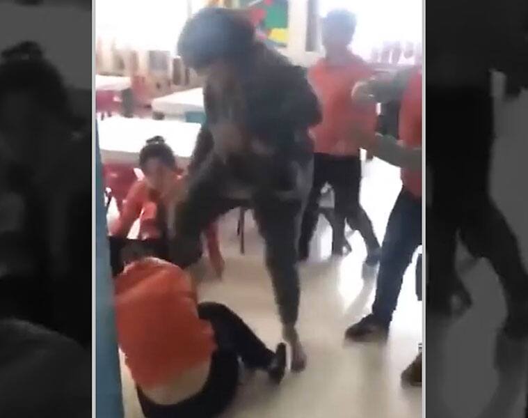 Mother beats up kindergarten teacher and you won't believe why