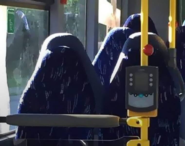 Empty bus seats mistaken for women in burqa spark outrage