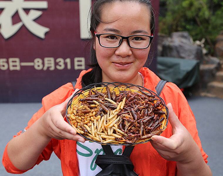 Bizarre Man devour 123 kg of insects in five minutes wins gold