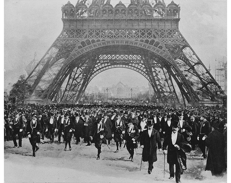 Watch how the Eiffel Tower was build