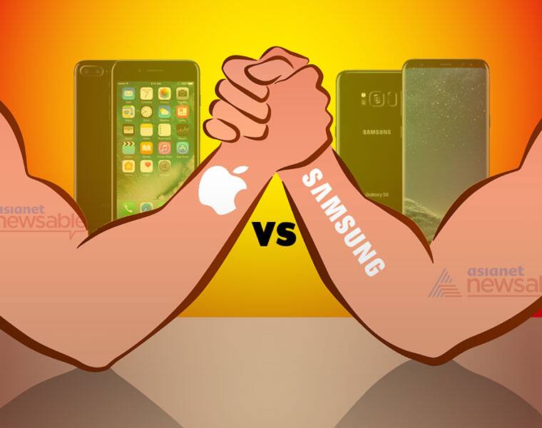 Samsung Galaxy note 8 vs iPhone X