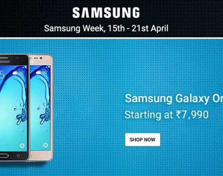 Flipkart 'Samsung Week' exclusive discounts