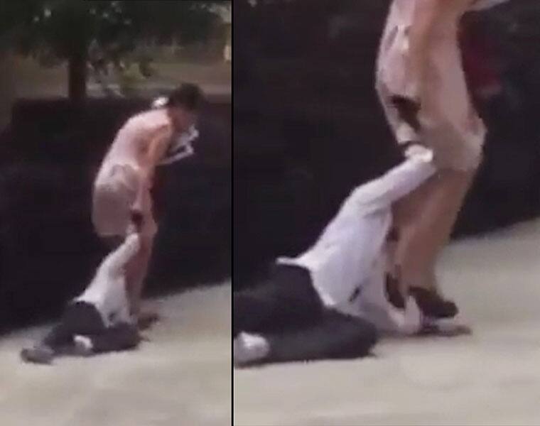 school teacher dragging a child by her hair goes viral