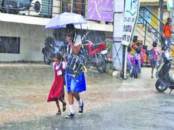 Heavy rain alert schools leave announced for kanchipuram chengalpattu district smp