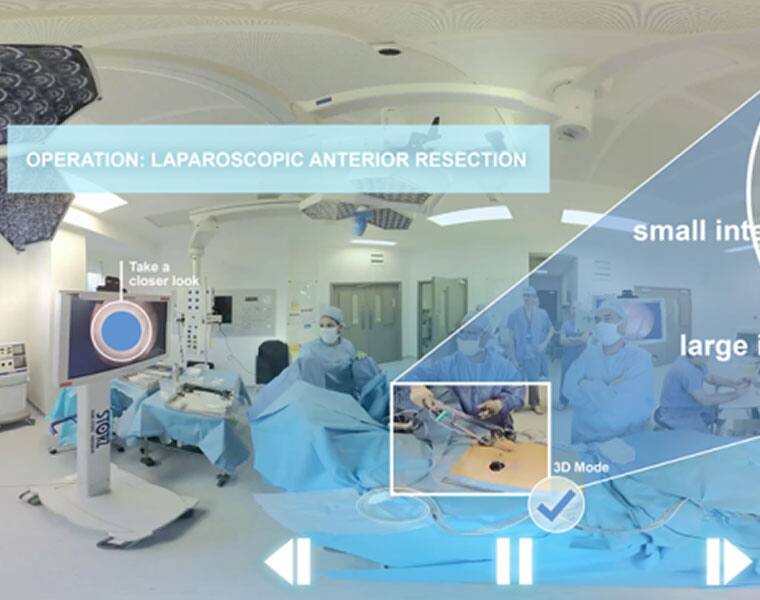 World's first surgery broadcast via virtual reality