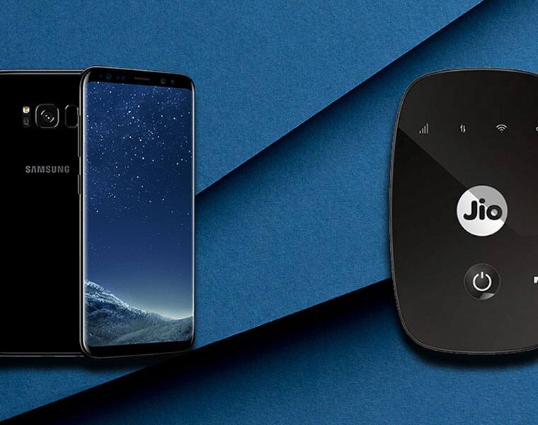 Festive offers Samsung Galaxy S8 free JioFi at 50 percent discount