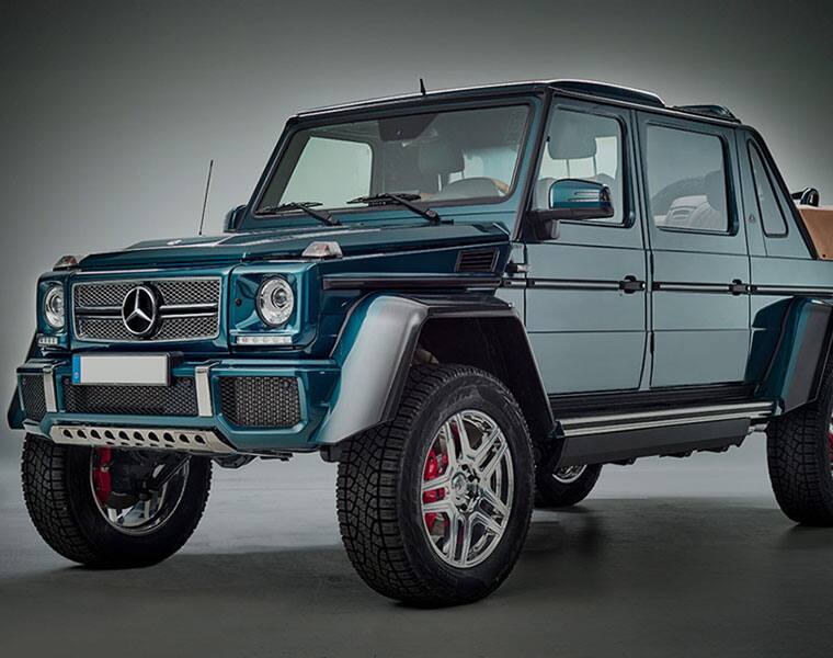 Mercedes Maybach G 650 Landaulet  A vision in green