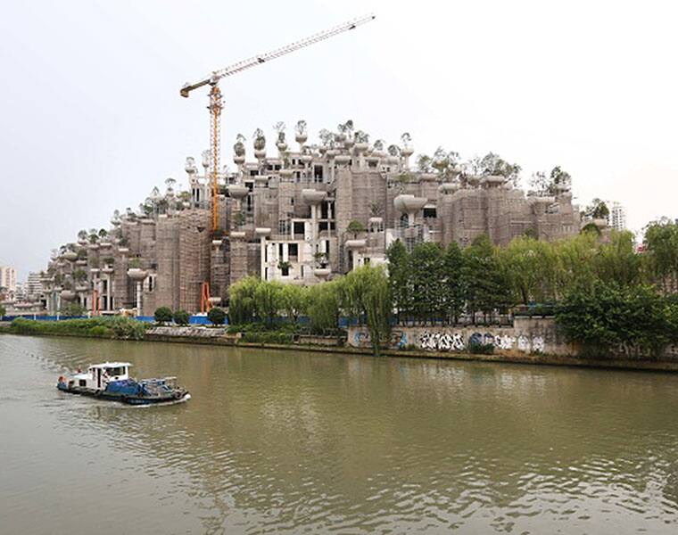 In pics Hanging gardens of Babylon built in Shanghai