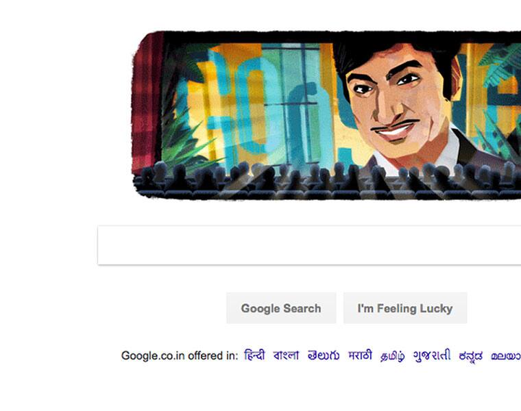 Google Doodle honours Kannada actor Rajkumar on 88th birthday