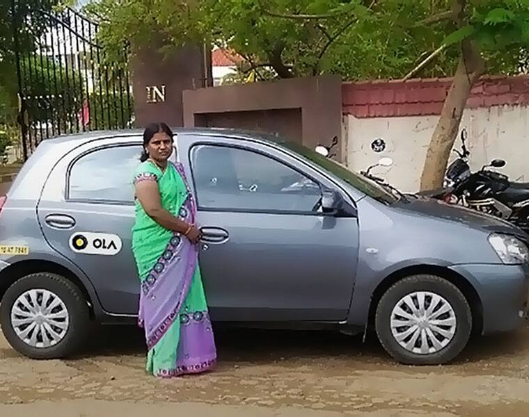 This Ola Pink driver shows humanity prevails