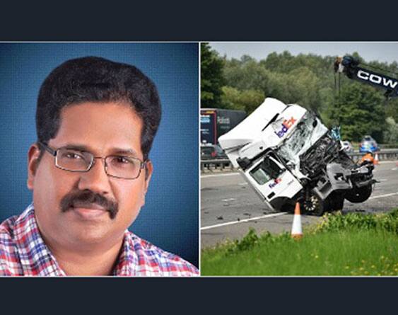 2 kottayam natives 8 killed minibus truck accident uk