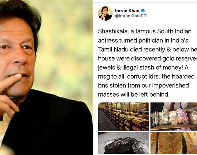 Pakistani Cricketer-turned-politician, Imran Khan declares Sasikala dead