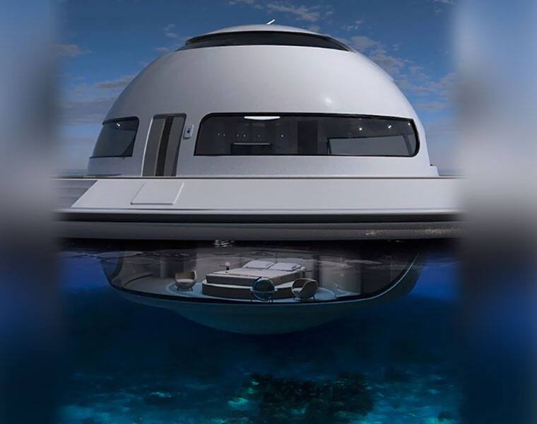 floating solar powered UFO