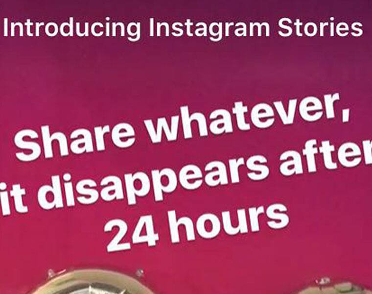 Instagram copies Snapchat, rolls out 'stories' feature