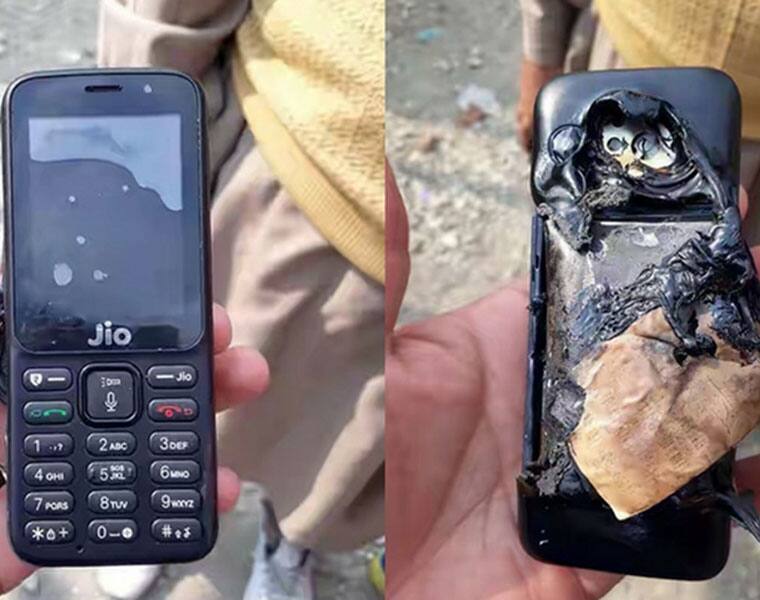 JioPhone explodes company says damage caused intentionally