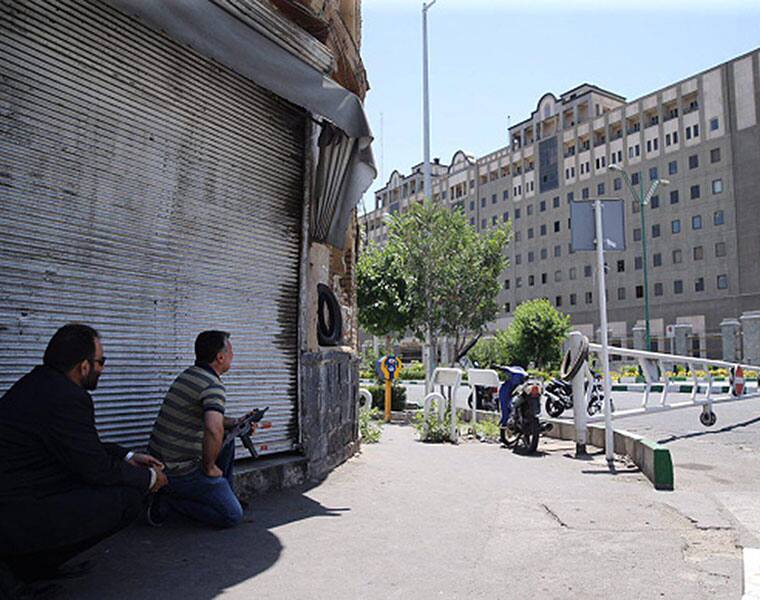 In pics Suicide bombing in Iranian parliament and Khomeini shrine 12 killed