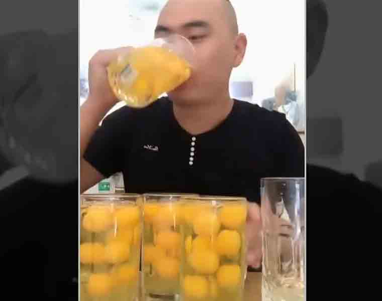 Yikes! Man swallows 50 raw eggs in less than 20 seconds