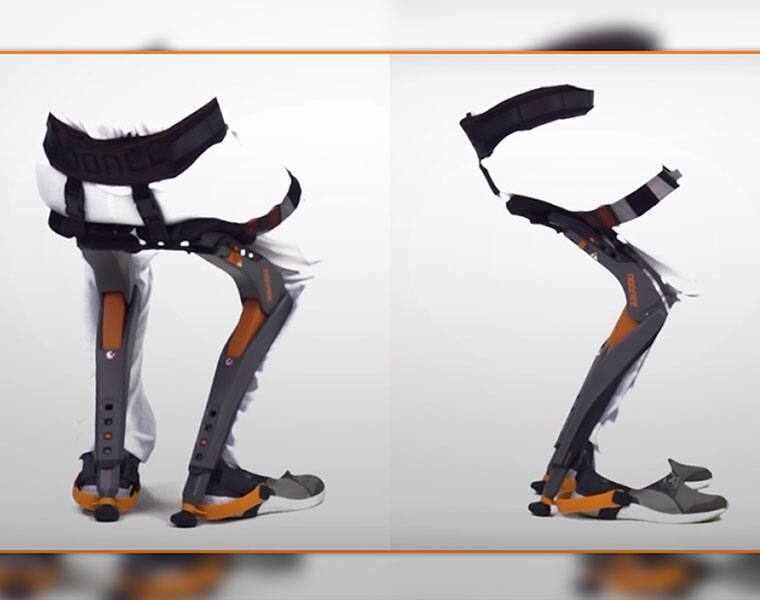 Chairless chair: When you want to sit anywhere