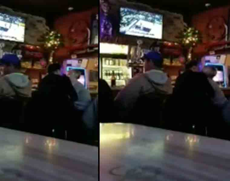 Married senator cheats on wife, kisses unknown woman at a bar