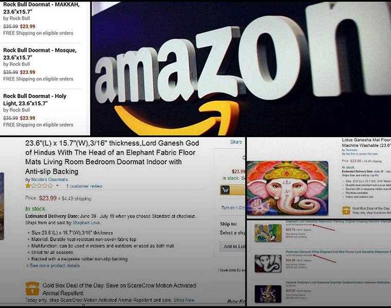 BoycottAmazon Hindu gods Muslim