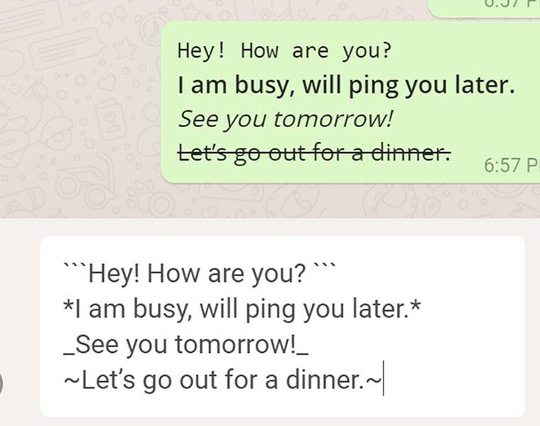 Here is how to change the font of Whatsapp texts