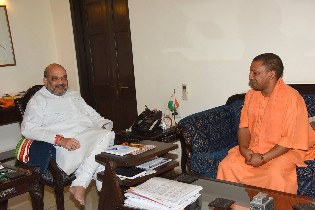 Yogi Meets PM and Amit Shah in New Delhi