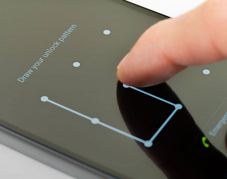 Android pattern lock cracked in five attempts