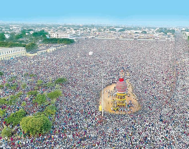 8 lakh devotees Witness to Gavisiddeshwara Swamiji Fair in Koppal grg 