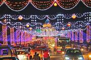 Lighting like Mysuru Dasara for Akhila Bharat Kannada Sahitya Sammelana in Mandya grg 