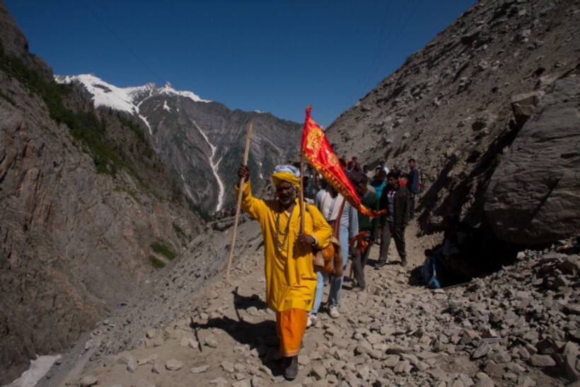 बारिश के कारण 4 अगस्त तक अमरनाथ यात्रा स्थगित, मौसम विभाग ने दी है भारी बारिश की चेतावनी