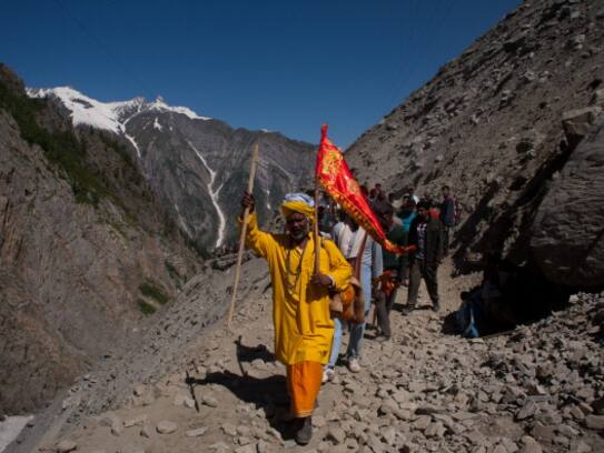due to heavy rain Amarnath Yatra suspended till August 4, Meteorological Department has warned of heavy rains