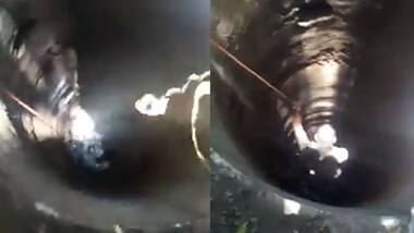 Man falls into a well while protesting for Cauvery in Tamil Nadu