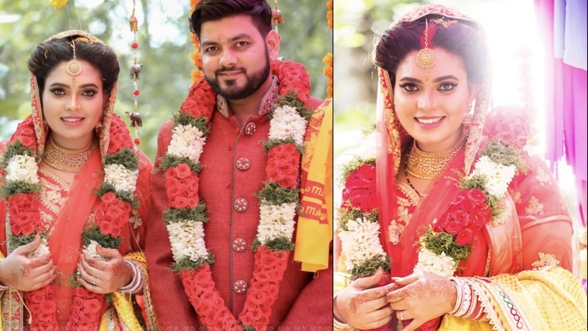 In Pictures: Young actress Ishaara Nair ties the knot with NRI